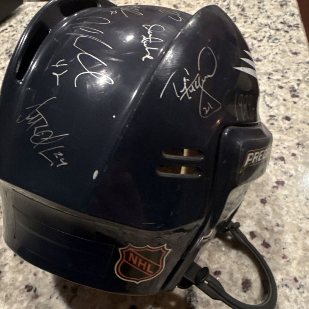 Nashville Predators Autographed Hockey Helmet 1999-2000 Original Team Signed - Picture 8 of 9